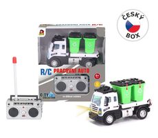 MaDe 08448 Müllwagen mit ferngesteuerten Containern / 12 x 7 x 6 cm / ab 6 Jahren