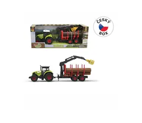 MaDe 07213 Traktor mit Anhänger, Arm, grün / ab 3 Jahren