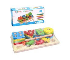 MaDe 20266 Holz-Fisch-Einlage / 21 x 10 cm / ab 3 Jahren