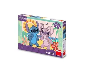 Dino Puzzle Stitch am Strand / 100 XL Teile / ab 5 Jahren