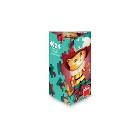 Dino Puzzle Dreieck Der gestiefelte Kater / 24 Teile / ab 4 Jahren