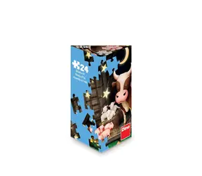 Dino Puzzle Dreieck Tiere auf dem Bauernhof / 24 Teile / ab 4 Jahren