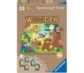 Ravensburger Holzpuzzle Dschungel / 22 Teile / ab 4 Jahren