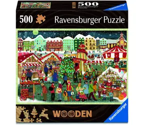 Ravensburger Holzpuzzle „Der Zauber von Weihnachten“ / 500 Teile / ab 14 Jahren