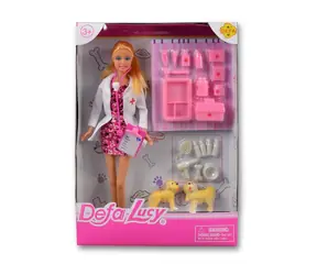 MaDe 95468 Lucy Tierarztpuppe Rosa / ab 3 Jahren