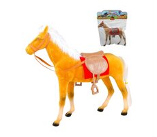 MaDe 15689 Pferd mit Sattel / 35 x 32 x 10 cm / ab 3 Jahren