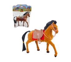 MaDe 15690 Pferd mit Sattel / 21 x 20 x 7 cm / ab 3 Jahren