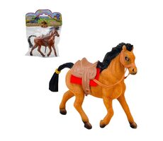 MaDe 15692 Pferd mit Sattel / 13 x 11 x 3 cm / ab 3 Jahren