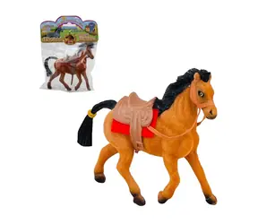 MaDe 15692 Pferd mit Sattel / 13 x 11 x 3 cm / ab 3 Jahren