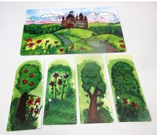 Gerlich Doppelseitige Bühnenbilder für das Theater Vor dem Schloss, Am Schloss