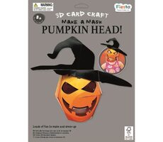 Fiesta Crafts Kreativset 3D-Kürbismaske