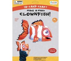 Fiesta Crafts Kreativset 3D-Maske mit Clownaugen