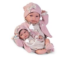 Antonio Juan 33354 PIPA - realistische Babypuppe mit weichem Stoffkörper - 42 cm