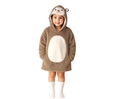 Cozy Noxxiez CH309 Igel - warme TV-Sweatshirtdecke mit Kapuze für Kinder von 3 bis 6 Jahren
