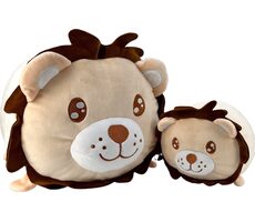 Magisches Löwenbaby - Mutter mit Jungem - Set aus Plüschtieren (20 und 40 cm)