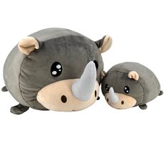 Magisches Baby-Nashorn - Mutter mit Baby - Set aus Plüschtieren (20 und 40 cm)