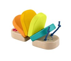 Mattel Fisher Price Holzraupe mit Klickfunktion / ab 6 Monaten