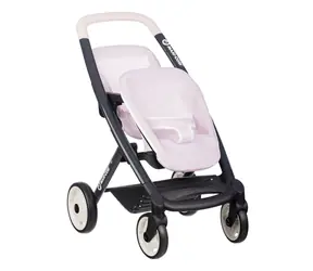 Smoby Maxi Cosi Zwillingspuppenwagen Hellrosa / ab 3 Jahren
