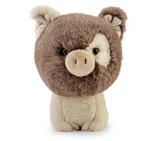 Daffi Maskottchen Teddy Pets braunes Schweinchen / ab 0 Monaten
