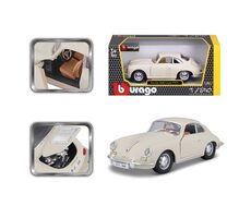 Bburago 1:24 Porsche 356B Coupé (1961) Elfenbein