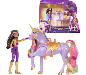 Spin Master Unicorn Academy Leuchtendes Einhorn und Figur 11 cm Sophia & Wildstar / ab 4 Jahren
