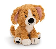 Nici Plüschhund, braun, 20 cm - sitzend / Grüne Kollektion / ab 0 Monaten