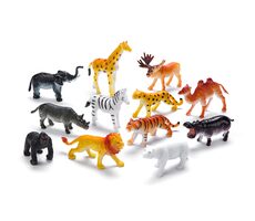 Faunica Tierfiguren in einer Röhre - Safari / ab 3 Jahren