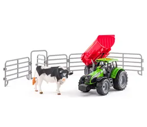 Faunica Traktor mit Bullen / ab 3 Jahren