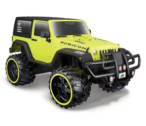 Maisto RC Jeep Wrangler Rubicon Offroad gelb / RC-Auto / 2,4 GHz / ab 8 Jahren
