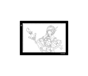 Huion L4S schwarzes, hintergrundbeleuchtetes Zeichenbrett mit LED-Beleuchtung, 310 × 210 mm