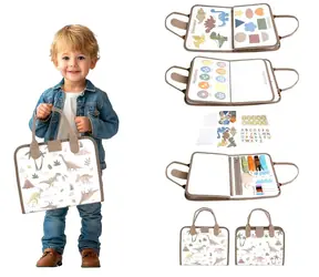 2Kids Toys Sensorisches Beschäftigungsbuch Dinosaurier 1 / ab 3 Jahren