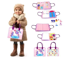 2Kids Toys Sensorisches Beschäftigungsbuch Einhorn 2 / ab 3 Jahren