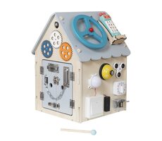 2Kids Toys Aktivitätsbrett Haus grau / ab 3 Jahren