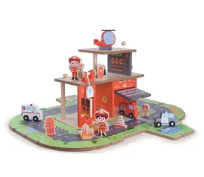 2Kids Toys Holz-Feuerwache 2 in 1 / ab 3 Jahren