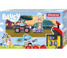 Carrera 63054 FIRST Bluey 2.4 / Autorennbahn / Streckenlänge 2,4 m / ab 3 Jahren