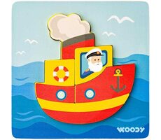 Woody Puzzle Baby - Boot / ab 12 Monaten
