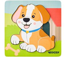Woody Puzzle Baby - Hund / 5 Teile / ab 12 Monaten