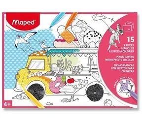 Maped Zauber-Malbücher rosa / ab 4 Jahren