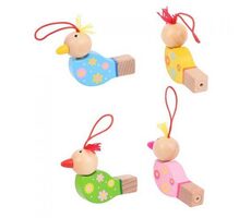 Bigjigs Toys Holzvogelpfeife, 1 Stück, blau / ab 3 Jahren