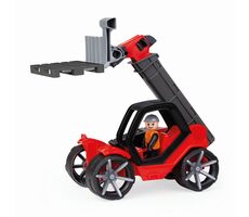 Lena TRUXX2 Teleskoplader mit Palette schwarz-rot / ab 2 Jahren