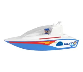 Lena Polizeiboot blau-weiß / ab 2 Jahren