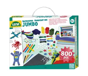 Lena Kreativkoffer Jumbo blau / 800 Stück / ab 6 Jahren