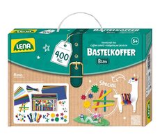 Lena Kreativkoffer für kleine Bastler, blau / 400 Stück / ab 5 Jahren