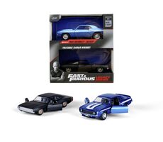 Jada Fast and Furious Doppelpack Chevrolet Camaro 1969 und Dodge Charge Wide Body 1968 / 1:32 / Wave 2/1 / ab 8 Jahren