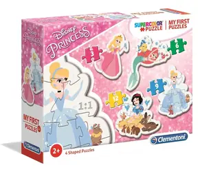 Clementoni Mein erstes Disney Prinzessinnen-Puzzle 4-in-1 / Anzahl der Teile: 3, 6, 9, 12 / ab 2 Jahren