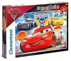 Clementoni Leuchtendes Puzzle Cars 3: Piston Cup / 104 Teile / ab 6 Jahren