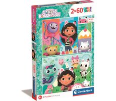 Clementoni PUZZLE Gabinas Zauberhaus / 2x60 Teile / ab 4 Jahren