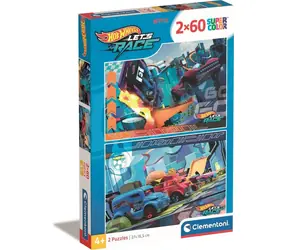 Clementoni Hot Wheels Puzzle / 2x60 Teile / ab 5 Jahren
