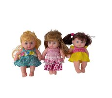 PLEJO Puppe mit Haaren, 20 cm / ab 3 Jahren