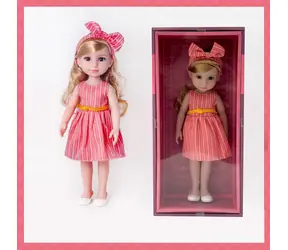PLEJO Puppe im roten Kleid, 38 cm / ab 3 Jahren